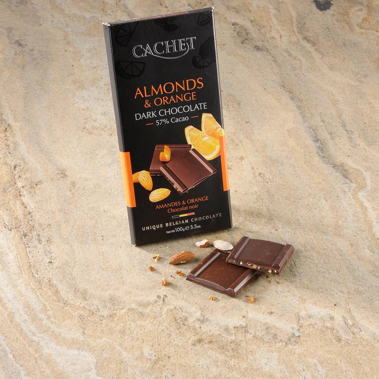 Le Chocolat noir orange et amandes