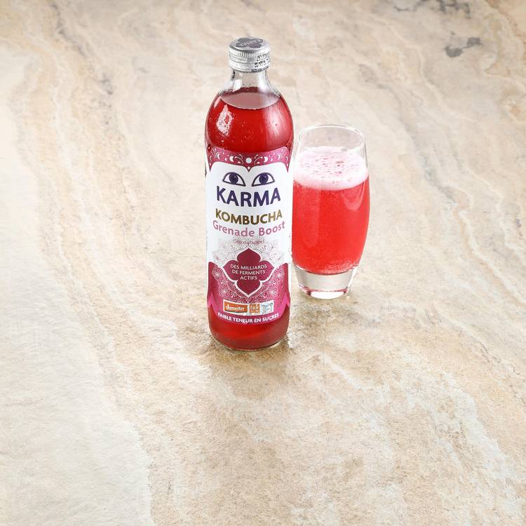 Le Kombucha au jus de grenade BIO