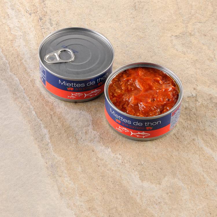 Le Thon en miette à la tomate