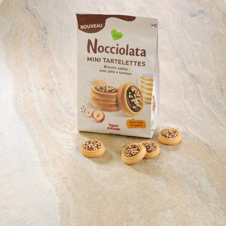 Les Mini-tartelettes pâte à tartiner BIO
