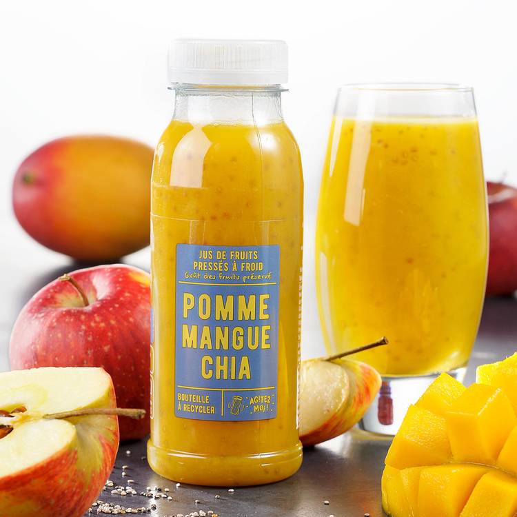 Le Pur jus pomme, mangue & chia