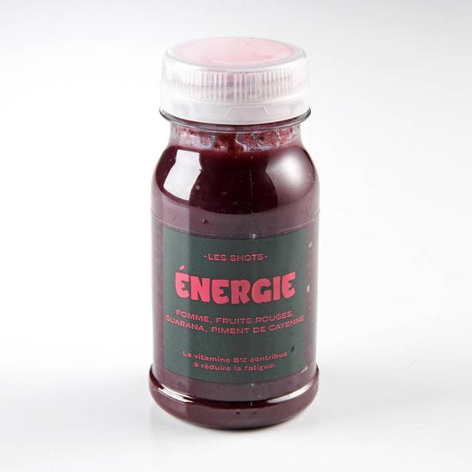 Le Boost myrtille, piment et guarana