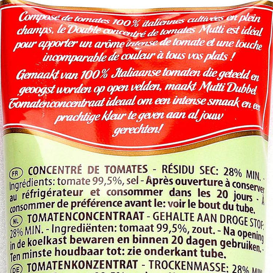 Le Double concentré de tomates