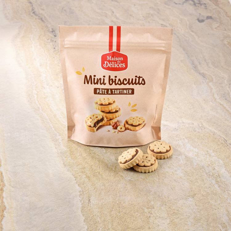 Les Mini biscuits pâte à tartiner