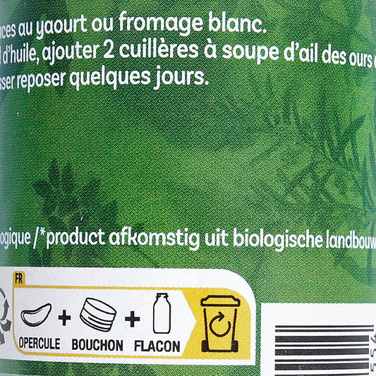L'Ail des ours coupé BIO
