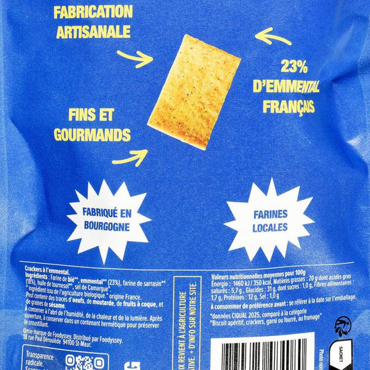 Les Mini Crackers à l'emmental BIO "Omie"