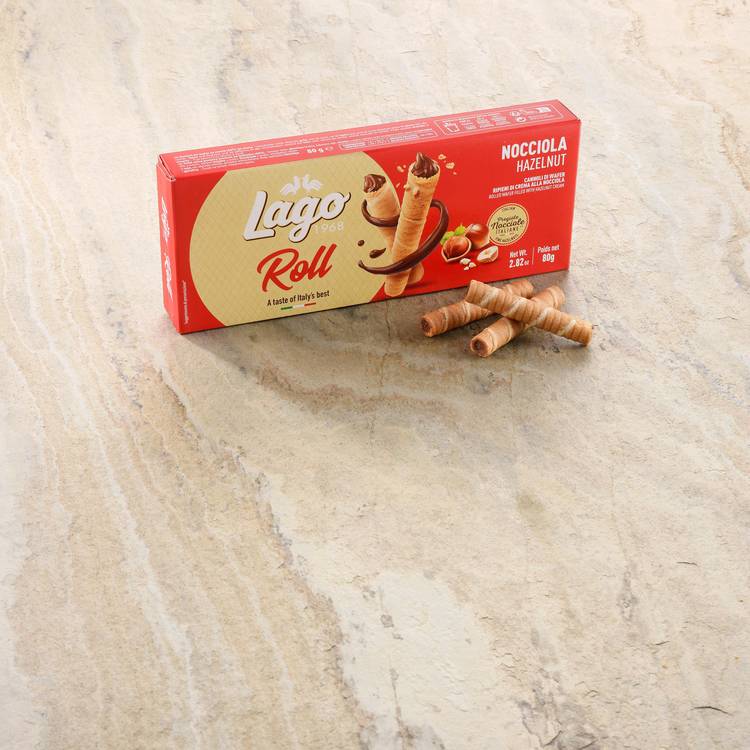 Les Rouleaux de gaufrette fourrés noisette