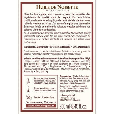 L'Huile de noisette "La Tourangelle"
