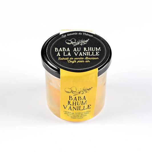 Le Mini baba au rhum à la vanille