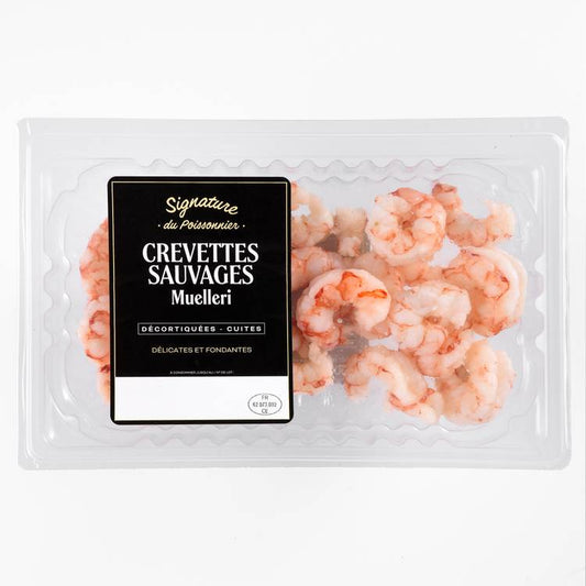 Les Crevettes décortiquées cuites sauvages