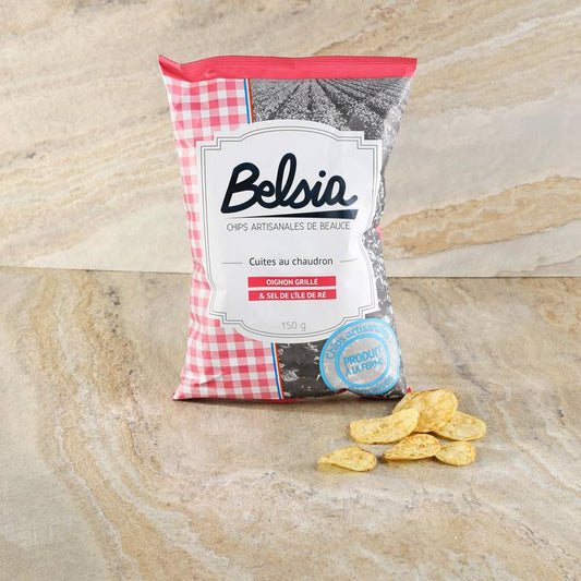 Les Chips artisanales à l'oignon grillé français