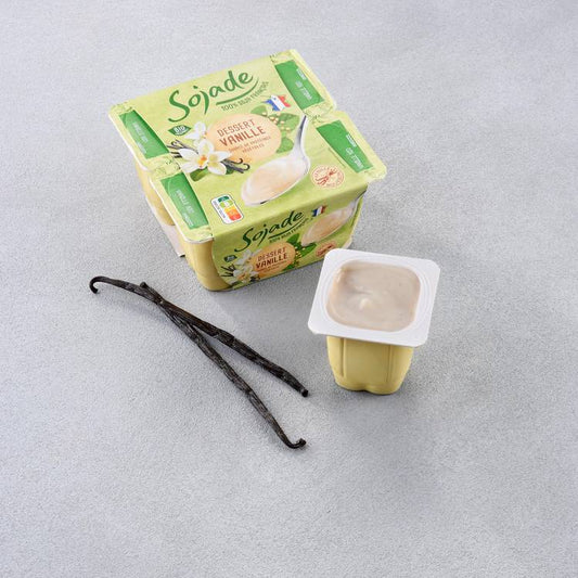 Les Yaourts soja vanille BIO "Sojade"