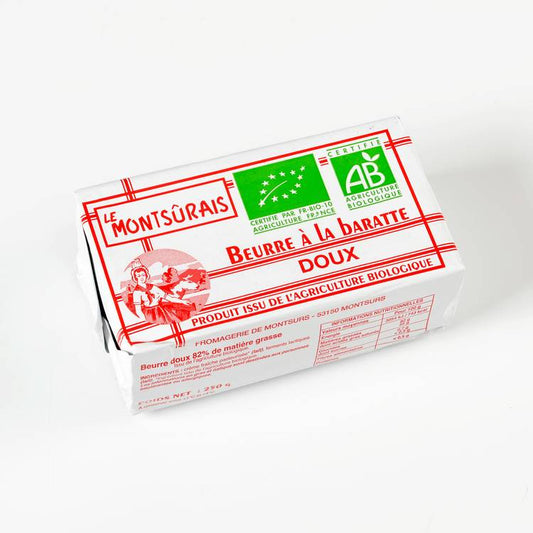 Le Beurre de baratte doux BIO