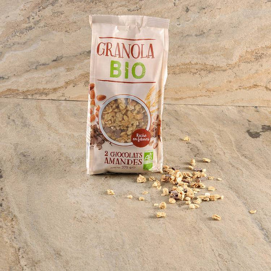Le Granola aux 2 chocolats et amande BIO