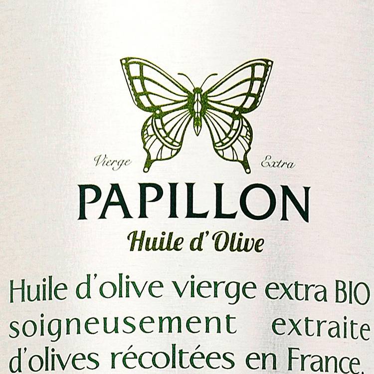 L'Huile d'olive papillon de France BIO