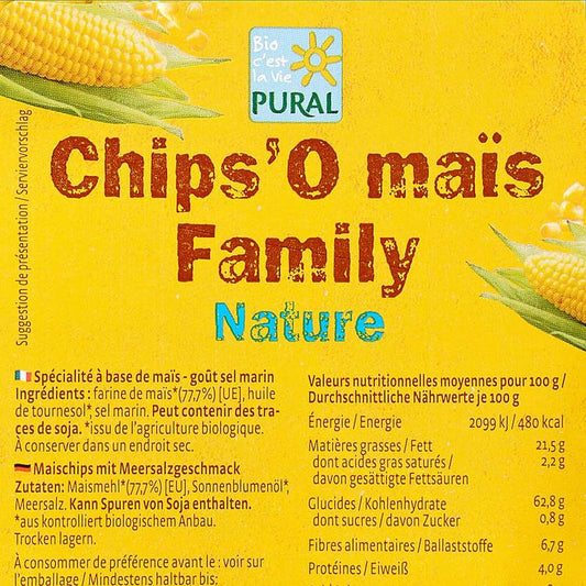 Les Tortillas nature BIO