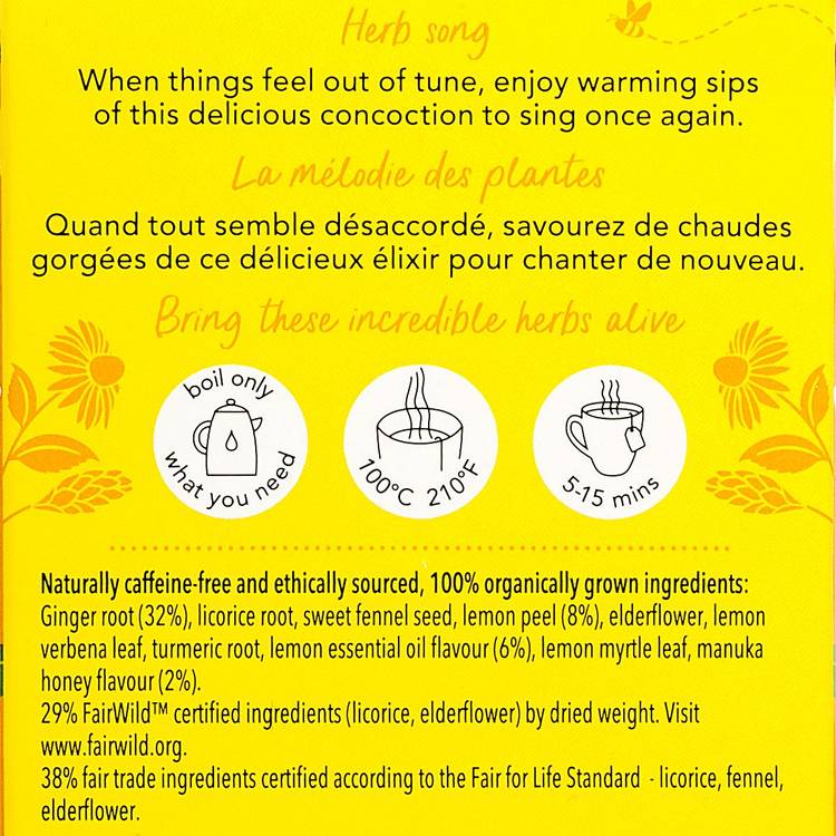 L'Infusion citron gingembre BIO