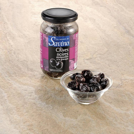 Les Olives noires dénoyautées