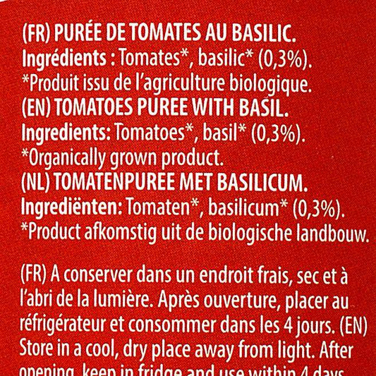 La Passata basilic BIO
