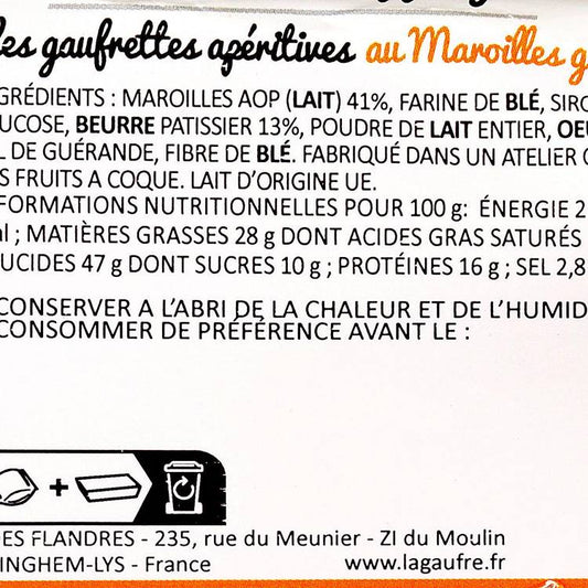 Les Gaufrettes apéritives maroilles