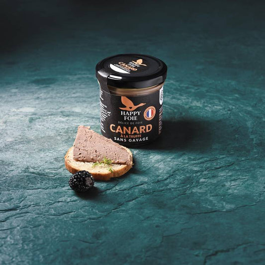 Le Foie fin de canard à la truffe sans gavage BIO "Happy foie"