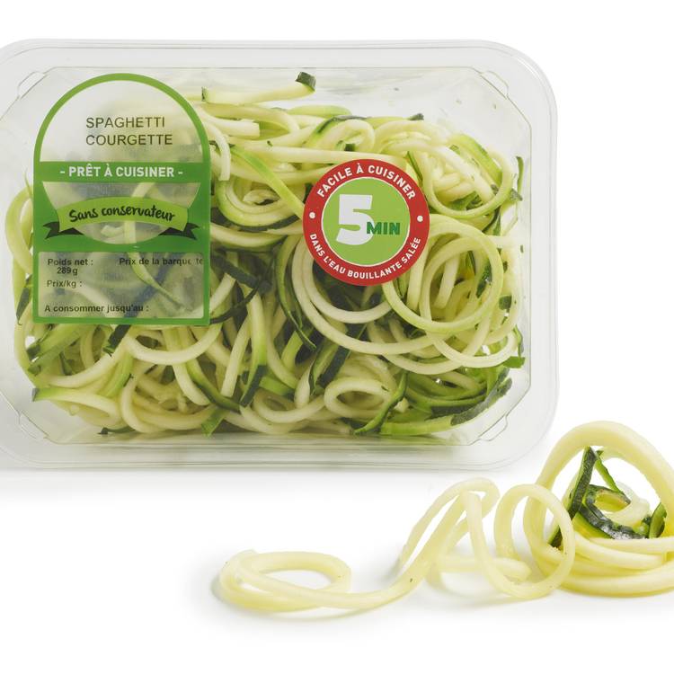 Les Spaghettis de courgette