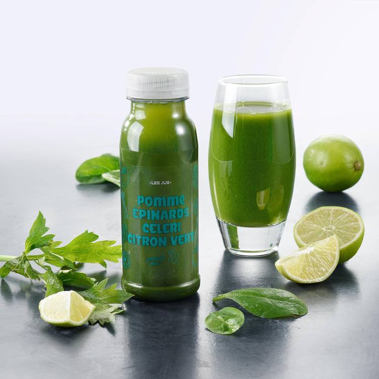 Le Jus d'épinard céléri et citron