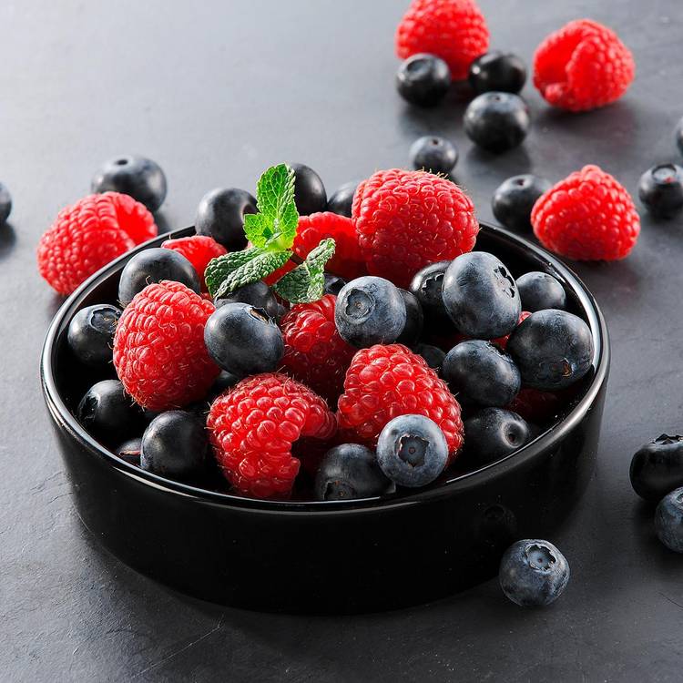 Le Duo framboises myrtilles