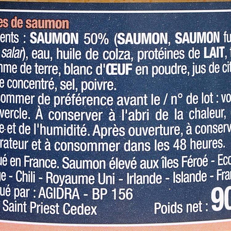 Les Rillettes de saumon