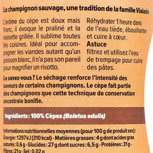 Les Cèpes séchés