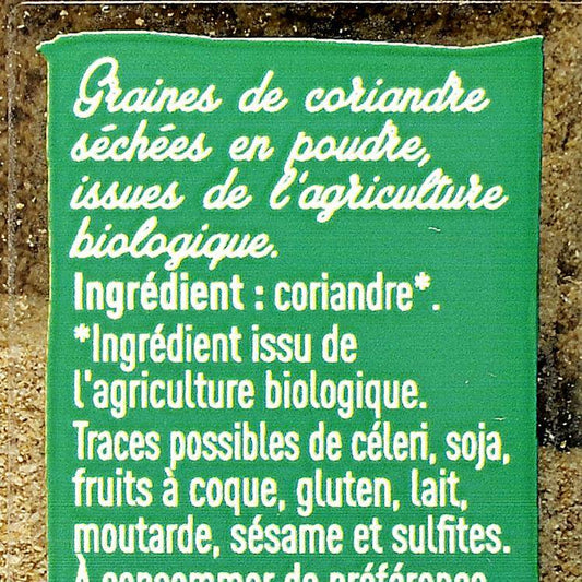 La Coriandre en poudre