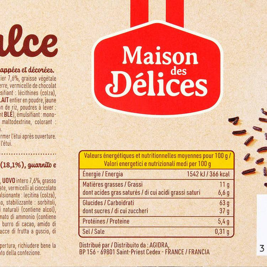 Les Choco dulce au cacao