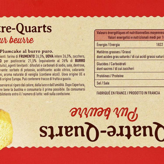 Le  Quatre quarts pur beurre