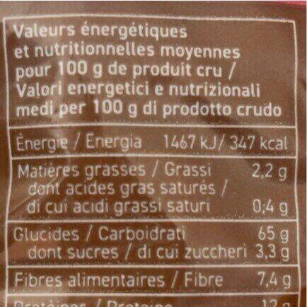 Les Fusilli au blé complet