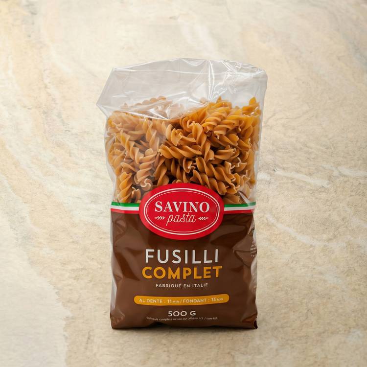 Les Fusilli au blé complet