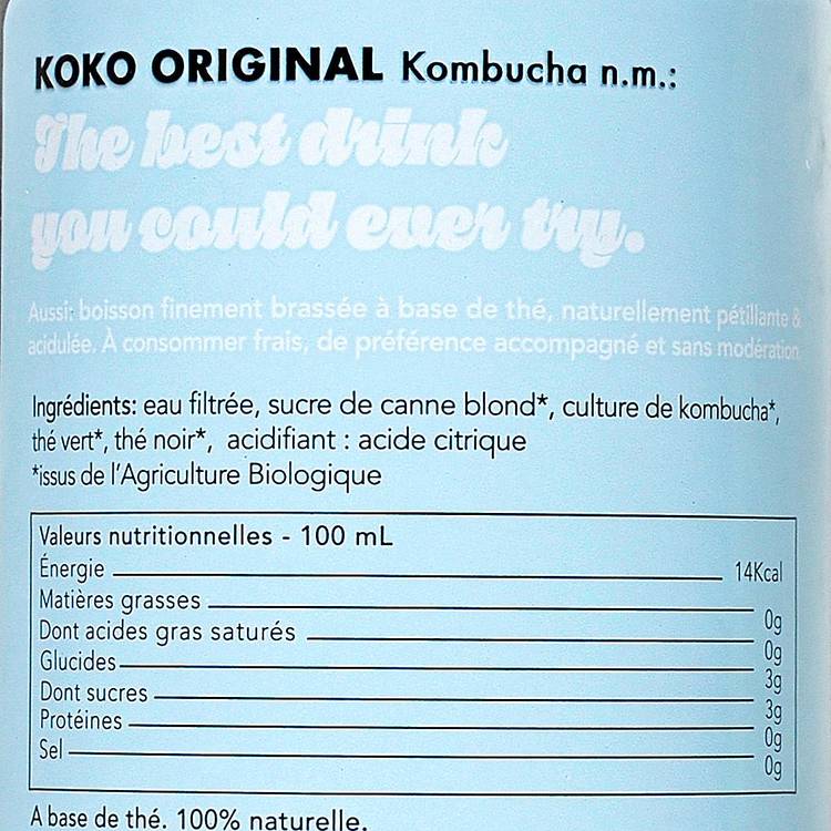 Le Kombucha original BIO