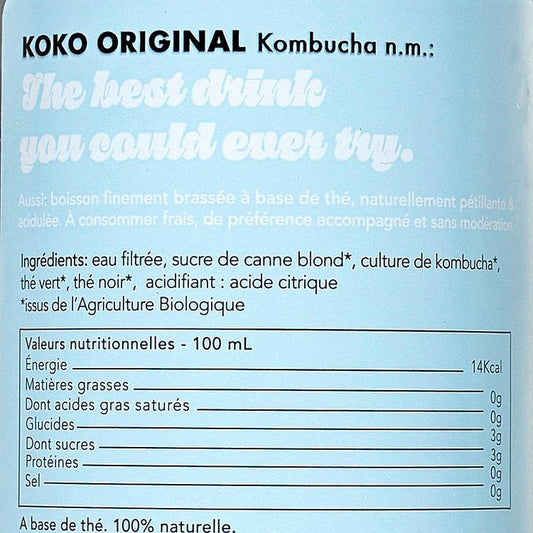 Le Kombucha original BIO