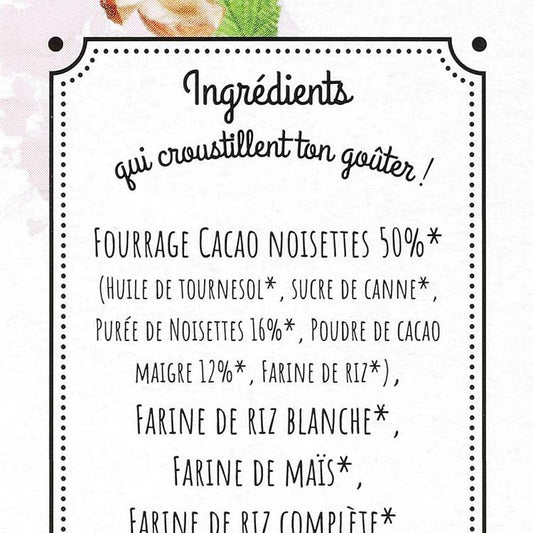 Les Crousticks cacao noisette BIO