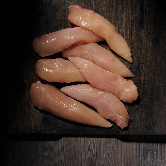 Les Aiguillettes de poulet jaune