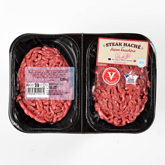 Les  Steaks hachés façon bouchère 5% MG
