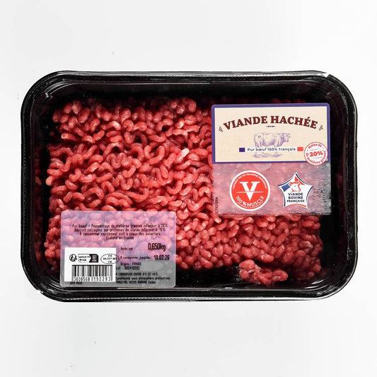 La Viande hachée 20% MG