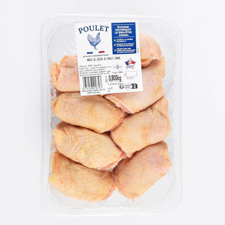 Les Hauts de cuisse de poulet jaune