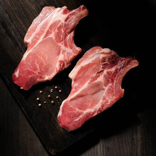 Les 2 Côtes de porc échine