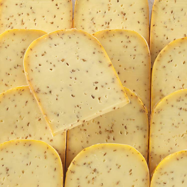 Le Gouda jeune au cumin IGP