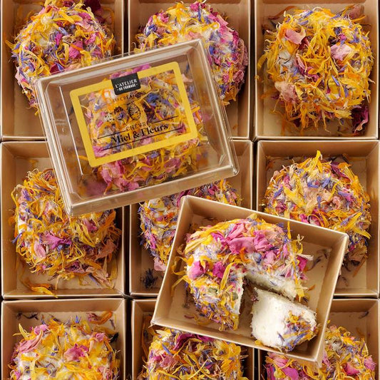 Le Chèvre enrobé de fleur au miel