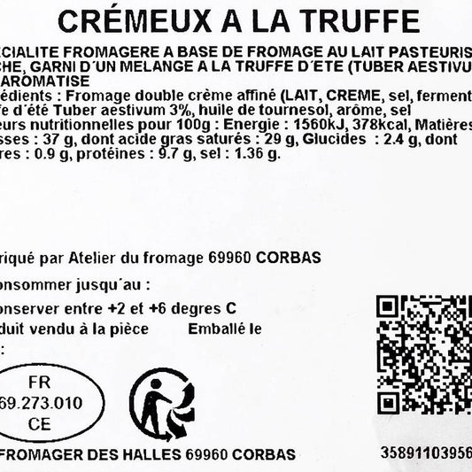 Le Crémeux à la Truffe d’été 3%
