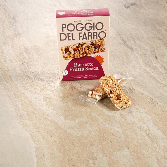 Les Barres de fruits secs à l'épeautre "Poggio del Farro"