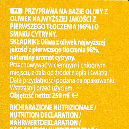 L'Huile d'olive au citron