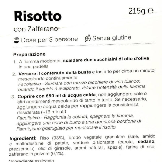 Le Risotto au safran "Le Voglie"