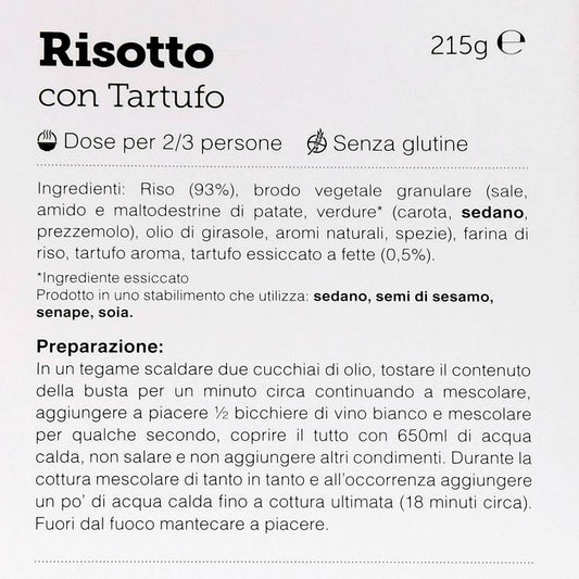 Le Risotto aromatisé à la truffe "Le Voglie"